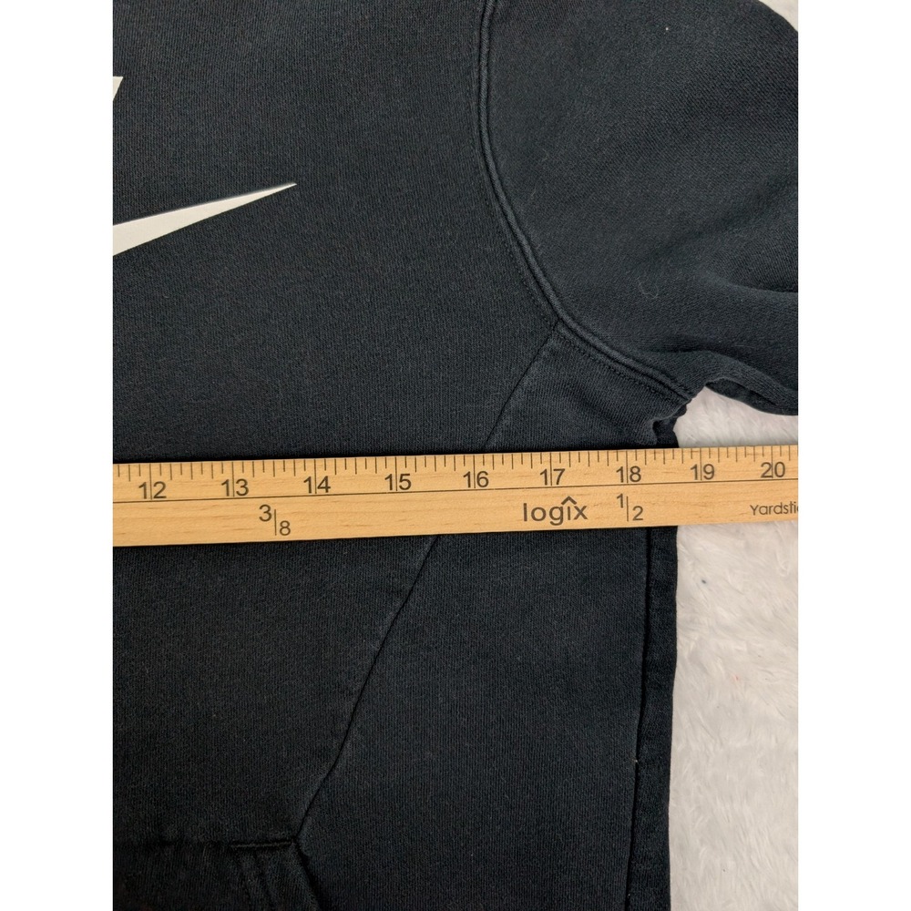 Nike Sportswear Hoodie Youth XL Black Club Fleece Pullover Thumbholes CV9336-010 - Picture 5 of 10